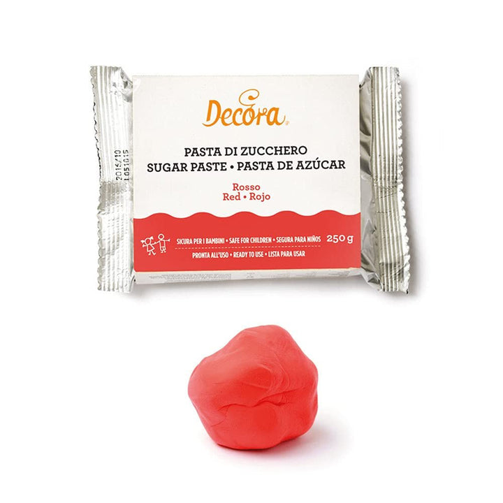 0310144 Fondant roșu 250g Pasta de zahar Naty Shop Default Title