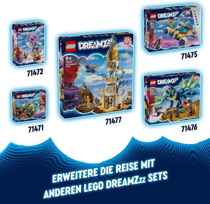 LEGO Dreamzzz 2-In-1 Mr Oz's Space Buggy, set cu mașină de jucărie sau navetă spațială, include minifigurinele Mr Oz, Albert și Jayden, cadou spațial pentru copii de peste 8 ani 71475 Seturi de constructie Besuche den LEGO-Store