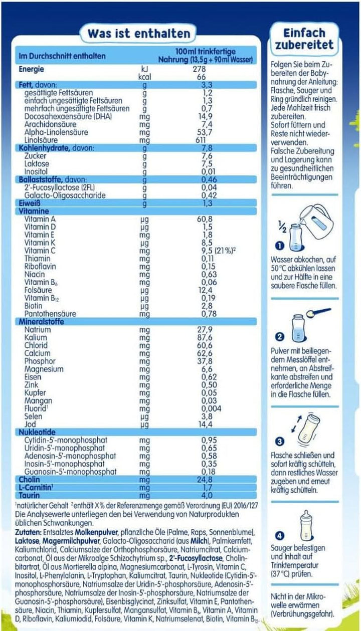 Lapte de continuare Humana PROBALANCE 2, după luna a 6-a, 750 grame Mama si Copilul Naty Shop