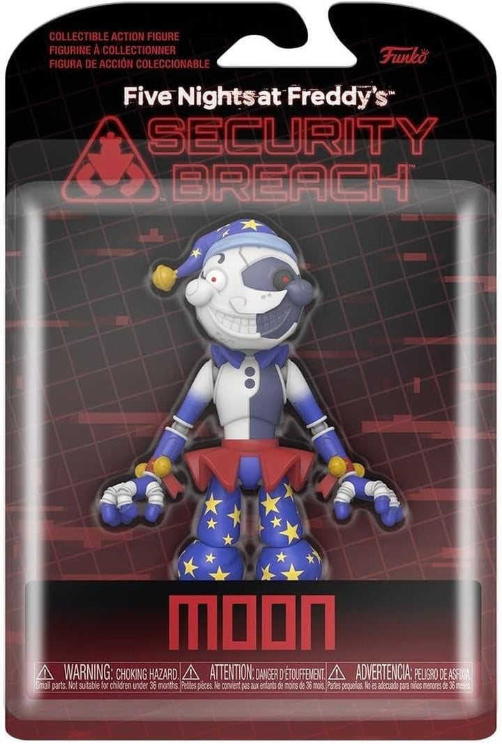 Funko Action Figure: Five Nights at Freddy'S (FNAF) SB - Moon - Obiect de colecție - Idee de cadou - Marfă oficială - Pentru băieți, fete, copii și adulți - Fanii jocurilor video Action figures Naty Shop Caracter