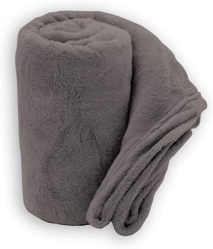 Pătură moale | Plaid | Soft Touch | 130 X 160 Cm | Pulbere Plapumi si pilote Naty Shop Taupe 210X240