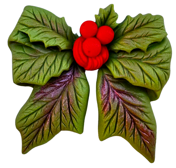 Décoration comestible, fleur de Noël