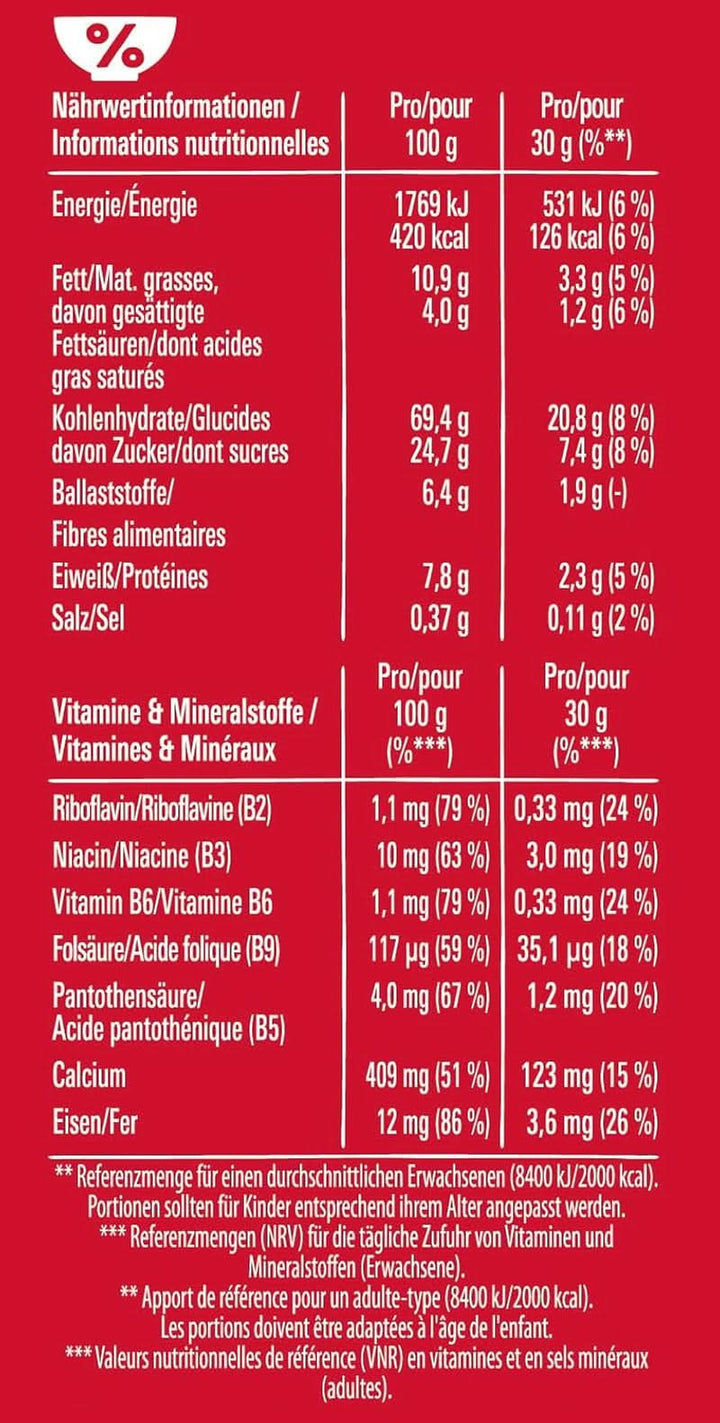 Nestlé KITKAT Cereale, cereale crocante pentru micul dejun cu napolitane Kitkat, pachet 8 x 550 grame Cereale Naty Shop