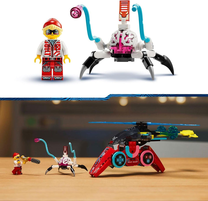 Controller de joc video LEGO Dreamzzz Coopers Flying, jucărie fantastică, set de joc video 2 în 1 cu minifigurină și păianjen, cadou pentru fete și băieți de la 7 ani 71489 Seturi de constructie Besuche den LEGO-Store