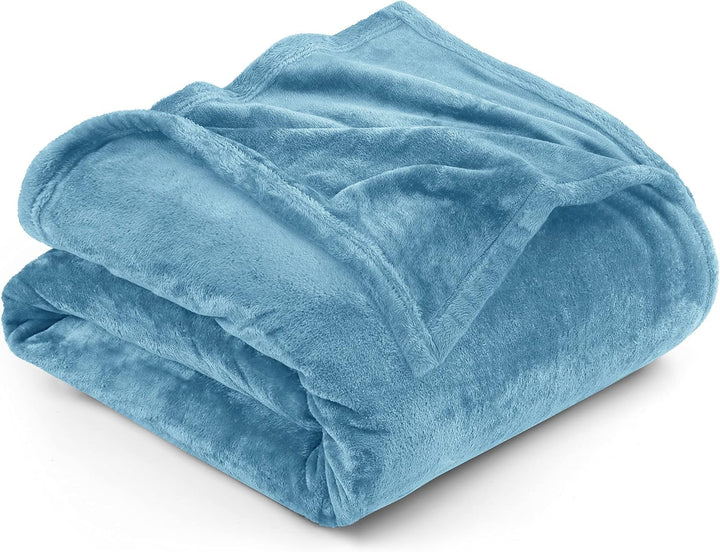 Utopia Bedding Kuschelige Fleecedecke [228X228 Cm, Grau] Weiche, Leichte, Warme Flauschige Decke Kuschelige Und Atmungsaktive Decken FÃ¼r Bett Sofa Couch