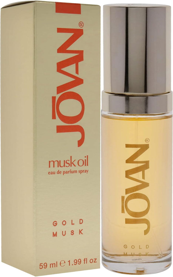 Apă de parfum naturală Gold Musk pentru femei, pachet de 1 (1 x 59 ml)