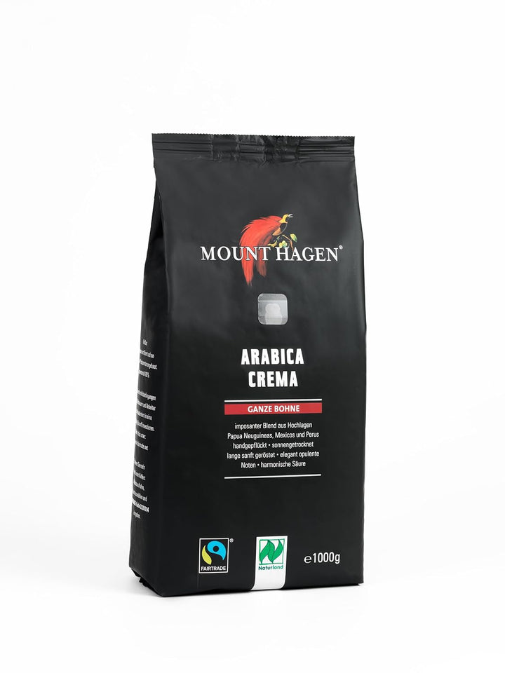 Organic FT Naturland cafea prăjită Arabica Crema, 1kg boabe întregi Cafea Naty Shop