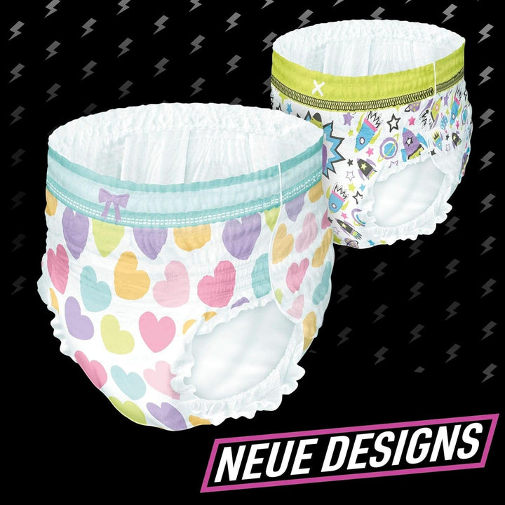 Pantaloni pijama Hearts, 10 Pantaloni de noapte absorbanți, 7 ani, 17Kg-30Kg Mama si Copilul Naty Shop