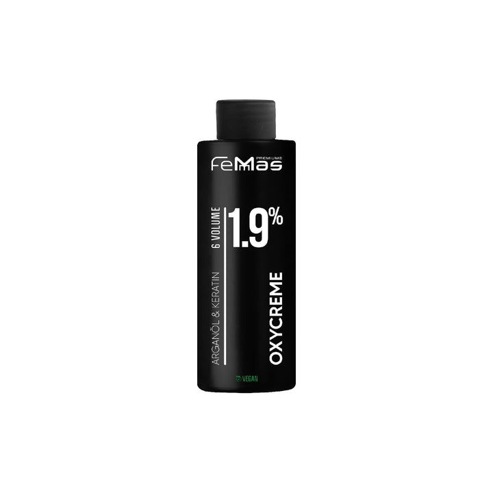 FemMas Oxycreme in 6% 1000 ml I Agent oxidant pentru colorarea și vopsirea părului I Aplicare ușoară și fixare optimă I Dezvoltator pentru rezultate uniforme în calitate de salon I Dezvoltator pentru colorarea părului Vopsea pentru par Naty Shop 1,9 100 Ml (1 pachet)