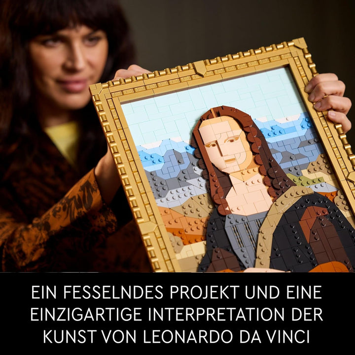 LEGO Art Mona Lisa, set pentru adulți, pictură de Leonardo Da Vinci pentru agățat, activitate creativă pentru bărbați și femei, cadou pentru iubitorii de artă, artă renascentistă italiană 31213 Seturi de constructie Besuche den LEGO-Store