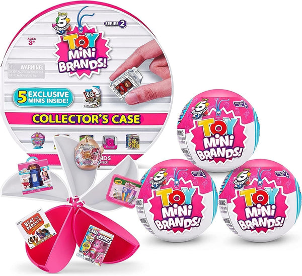 5 Surprise Toy Mini Brands Series 2 Collection Folder și 3 capsule Surprise de la ZURU Action figures Naty Shop Seria 2