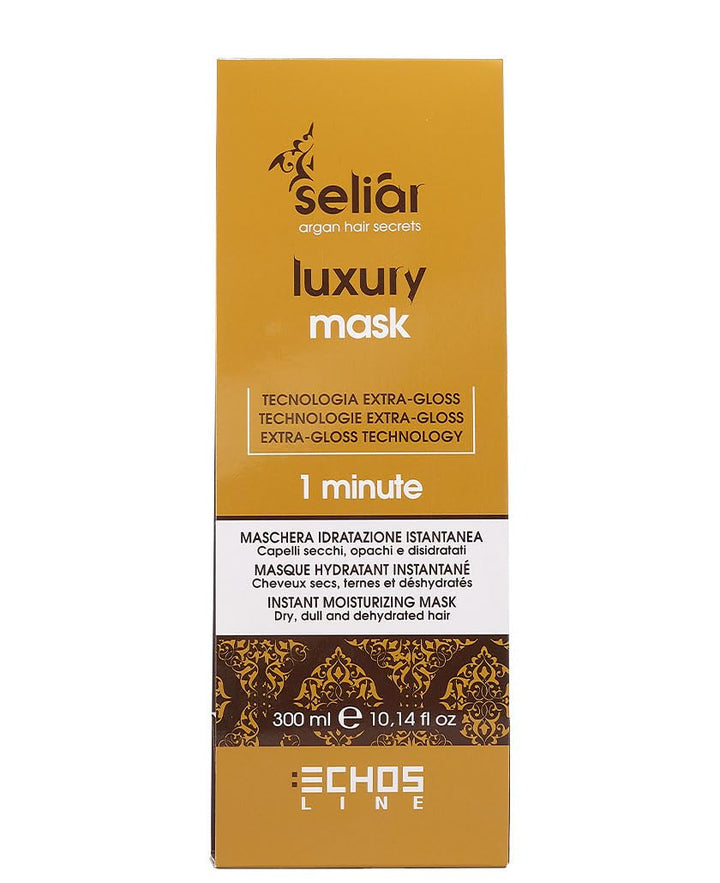 ECHOSLINE Seliar Luxury Instant Moisturising Mask pentru păr uscat și deshidratat 300 ml Masca de par Naty Shop Titlu implicit