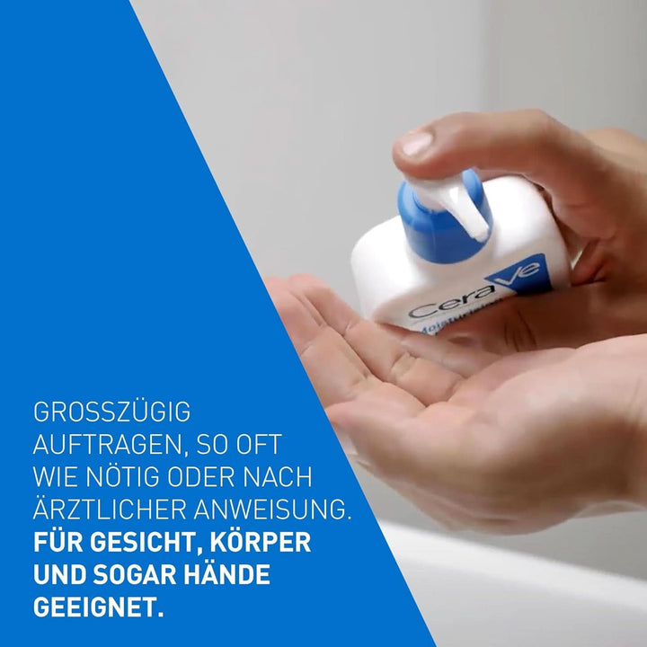 Loțiune de corp Cerave cu pompă dozatoare, potrivită pentru dermatită atopică si piele uscată sau foarte uscată, 236 ml Cosmetice si Infrumusetare Naty Shop