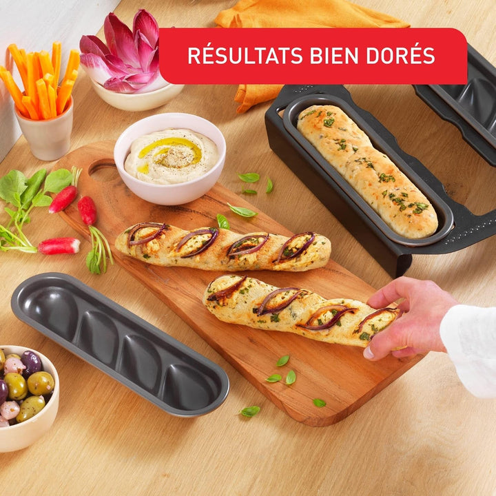 Tefal Creabake Muffins Creabake Backformen, 7,5 Cm, Antihaftbeschichtung, Stapelbares System, Kreative Rezepte Für Süßigkeiten Und Salate, Einfaches Backen, Eisenfarben Matrite si tavi pentru copt Naty Shop