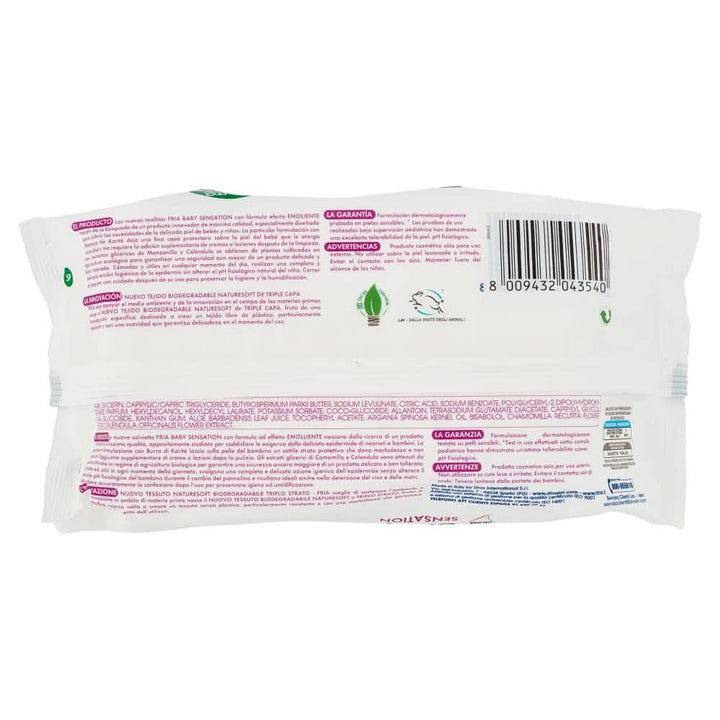 Baby Sensatios cu capac, 72 servetele Servetele Umede Bebelusi Naty Shop