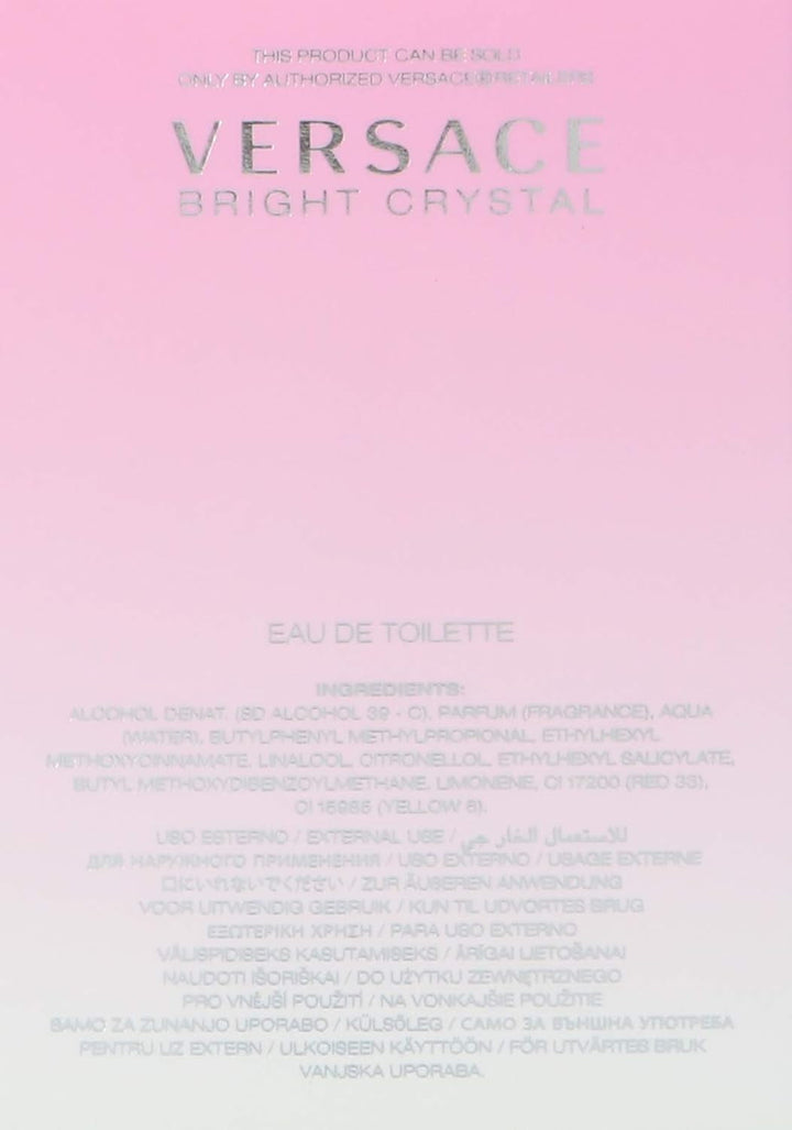 Bright Crystal, Femeie/Femeie, Apa de Toaleta, Vaporizator/Spray, 30 ml
