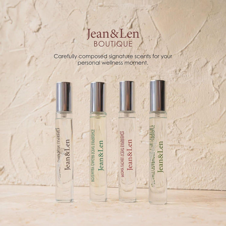 Jean & Len Scent Experience Peony & Lychee, Apă de toaletă cu aromă de bujor și lici, Mini parfum practic, Ideal pentru călătorii, Sticlă de înaltă calitate, 10 ml