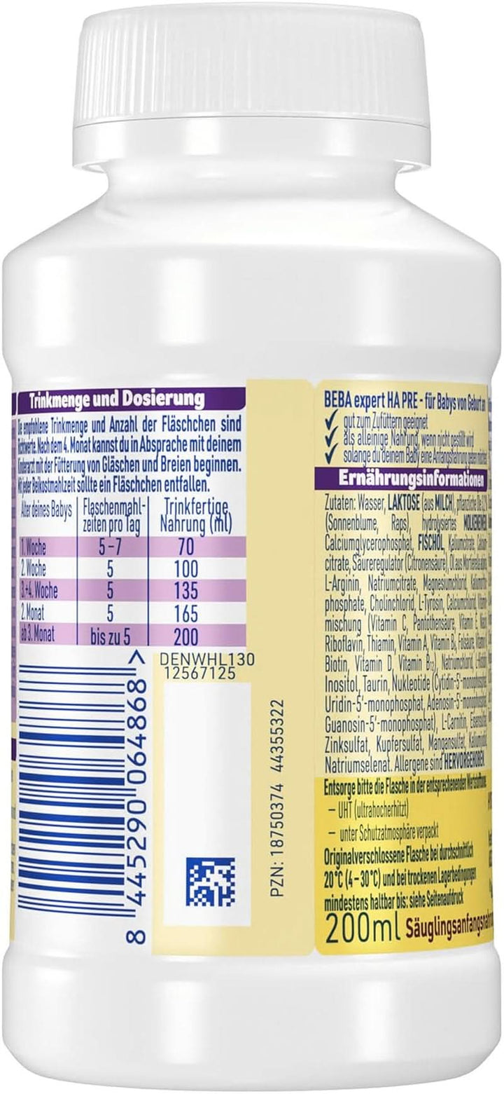 BEBA Nestlé BEBA EXPERT HA PRE Formula pentru sugari hidrolizată Mama si Copilul Naty Shop