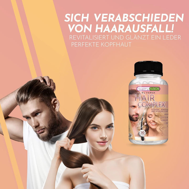 Healthy Fusion Haircomplex, eficient împotriva căderii părului, 30 capsule Ingrijire par Naty Shop