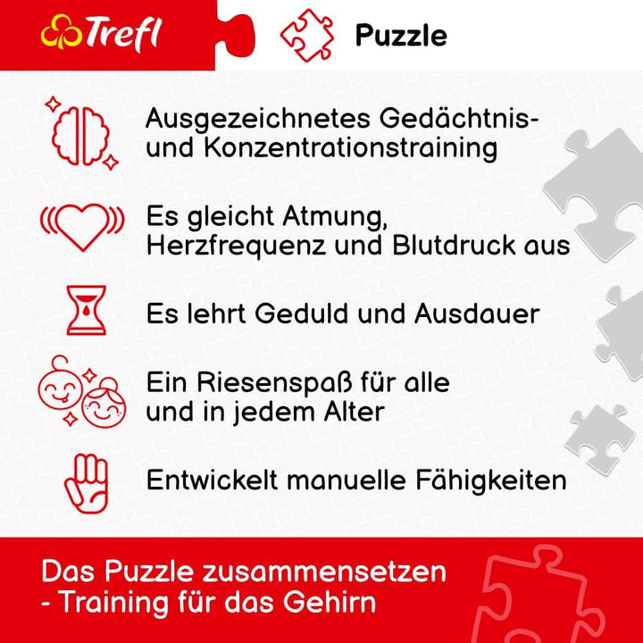 Trefl - Insula Bora-Bora - Puzzle 500 piese - Diy Puzzle cu vedere de vacanță, divertisment creativ, distracție, puzzle clasic pentru adulți și copii de la 10 ani în sus Puzzle Naty Shop