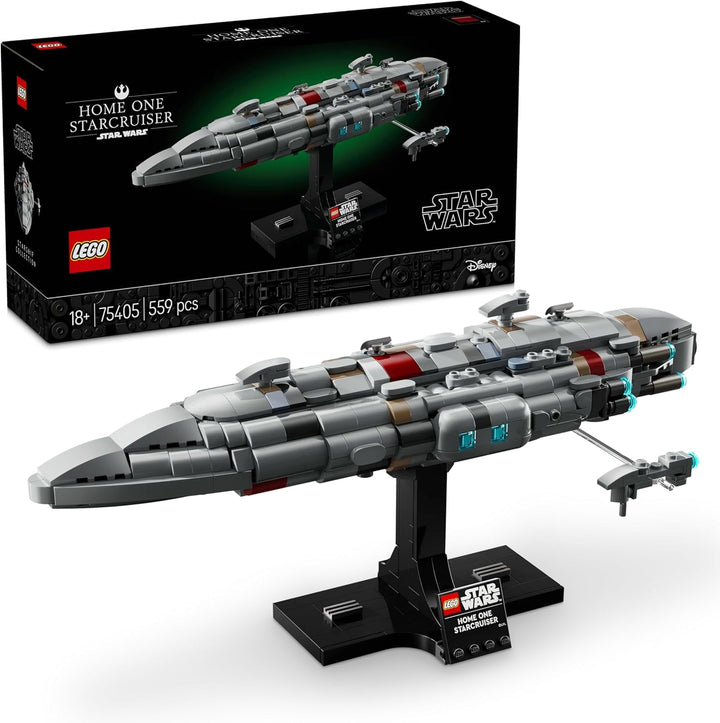 LEGO Star Wars 75405 Home One Starcruiser din Întoarcerea lui Jedi - Model de navă stelară - Set de fantezie și colecție de construit și expus - Cadou pentru fanii adulți și adolescenți Seturi de constructie Besuche den LEGO-Store Titlu implicit