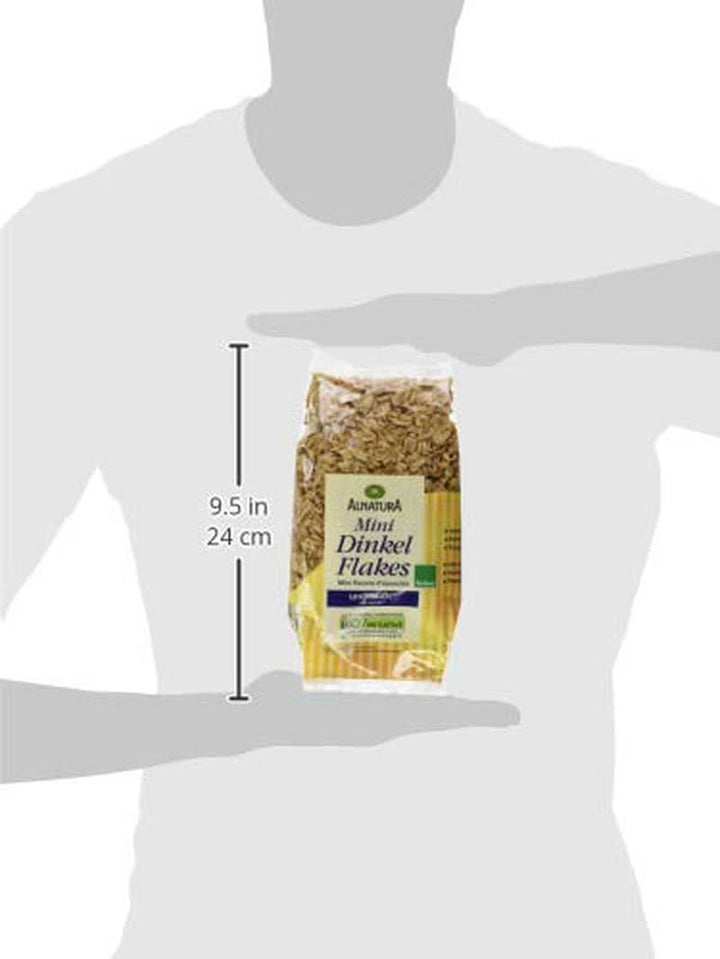 Fulgi Mini Spelt - Calitate organică - Neîndulciți, crocanți - Mic dejun , 175 grame Cereale Naty Shop