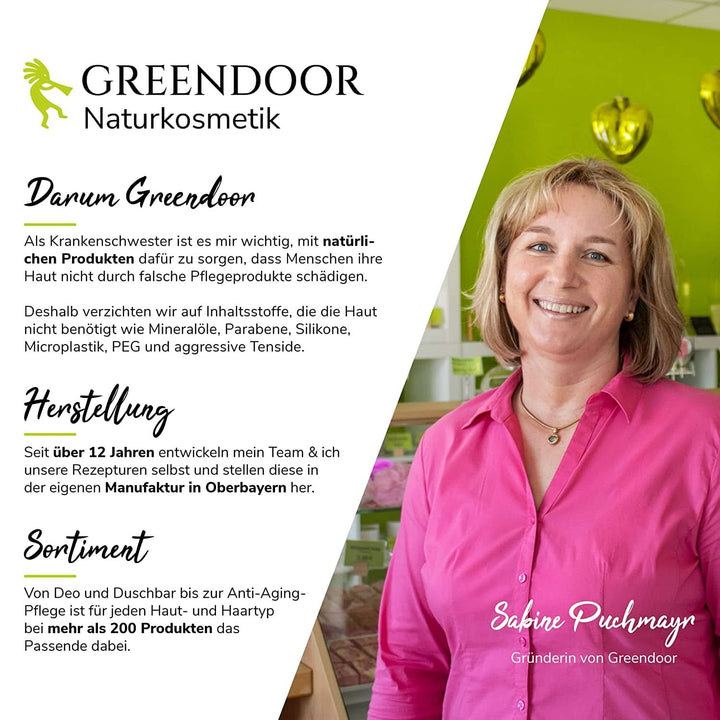 GREENDOOR Eye Roll-On Aloe Vera, ser natural antirid pentru ochi, 10 ml Cosmetice si Infrumusetare Naty Shop