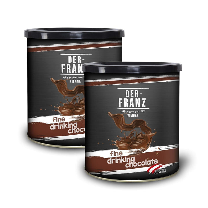 Der-Franz Ciocolată neagră de băut, 2 X 500 G Bomboane de Ciocolata Naty Shop 500 G Ciocolată fină de băut