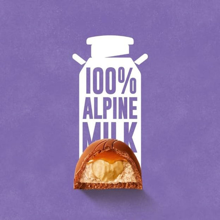 Milka Favourites, 108 praline ambalate individual, sortimente diverse, 1 Kg Bomboane de Ciocolata Naty Shop