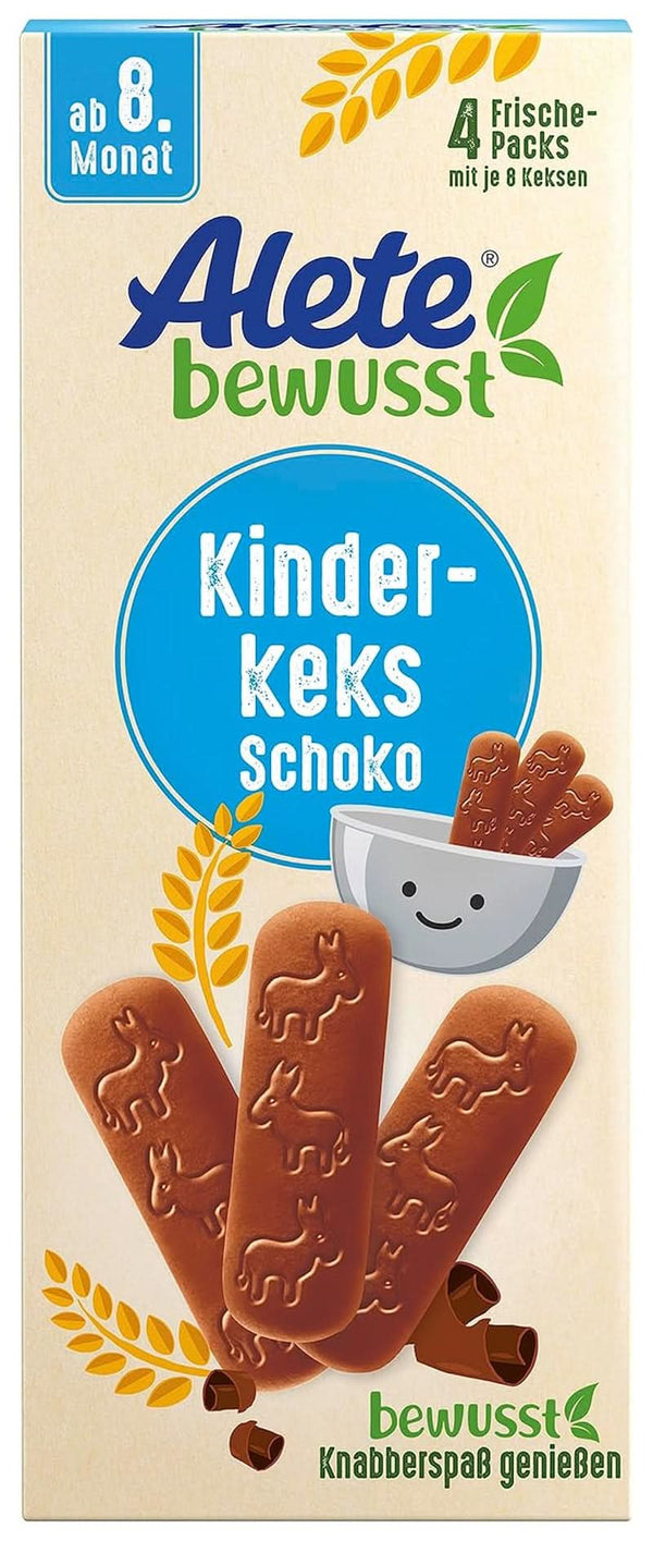 Alete conștient Ciocolată cu biscuiți pentru copii, din a 8 -a lună, Mama si Copilul Naty Shop Einzel-Pack 1 X 180 G