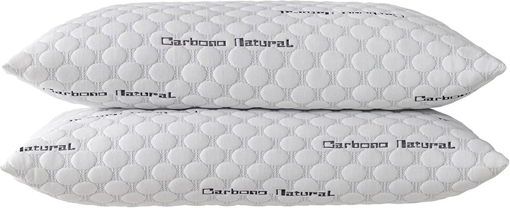 Todocama - Pernă de carbon viscoelastică, 100% viscoelastică, țesătură de carbon elastică, fermitate medie, înaltă (toate dimensiunile disponibile) (pachet 2 X 70 cm) Perne standard Naty Shop