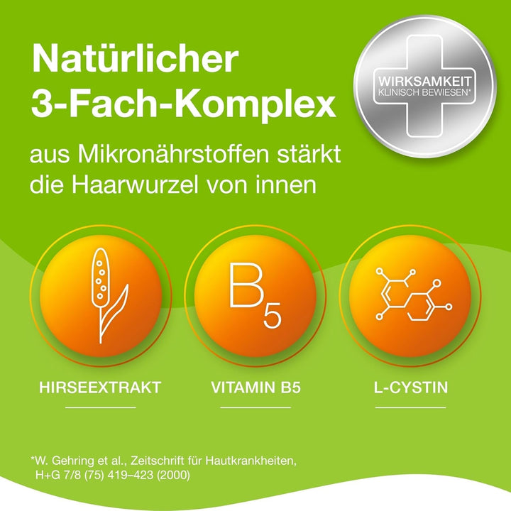 Priorin capsule - capsule de păr cu nutrienți pentru rădăcinile părului - pentru tulburări hormonale ereditare de cădere și creștere a părului - 1 x 120 capsule Ingrijirea parului Naty Shop