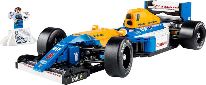 LEGO Icons Williams Racing FW14B cu Nigel Mansell - Set de mașini model F1 cu minifigurine cu pilot de curse de colecționat - Decorațiune de birou cu suport - Cadou pentru adulți și adolescenți fani ai sporturilor cu motor 10353 Seturi de constructie Besuche den LEGO-Store