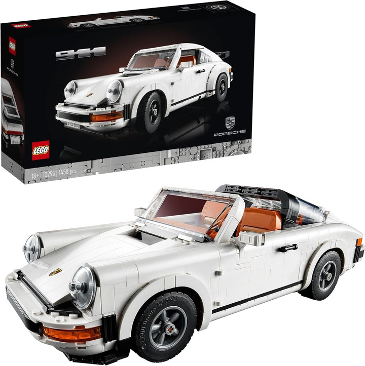 LEGO Icons Porsche 911 model de mașină pentru adulți, kit model de mașină de curse pentru a colecta 10295 Seturi de constructie Besuche den LEGO-Store Singur