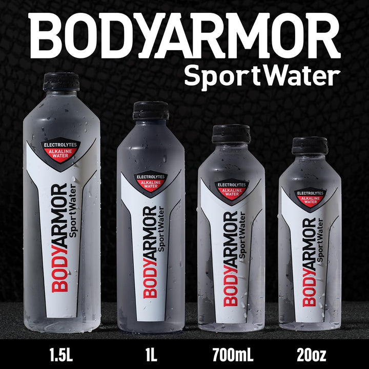 Sportwater Alkaline Water, Superior Hydration, High Alkaline Water Ph 9+, Electrolytes, Perfect for Your Active Lifestyle, 700Ml (Pack of 24) Apa USA Naty Shop