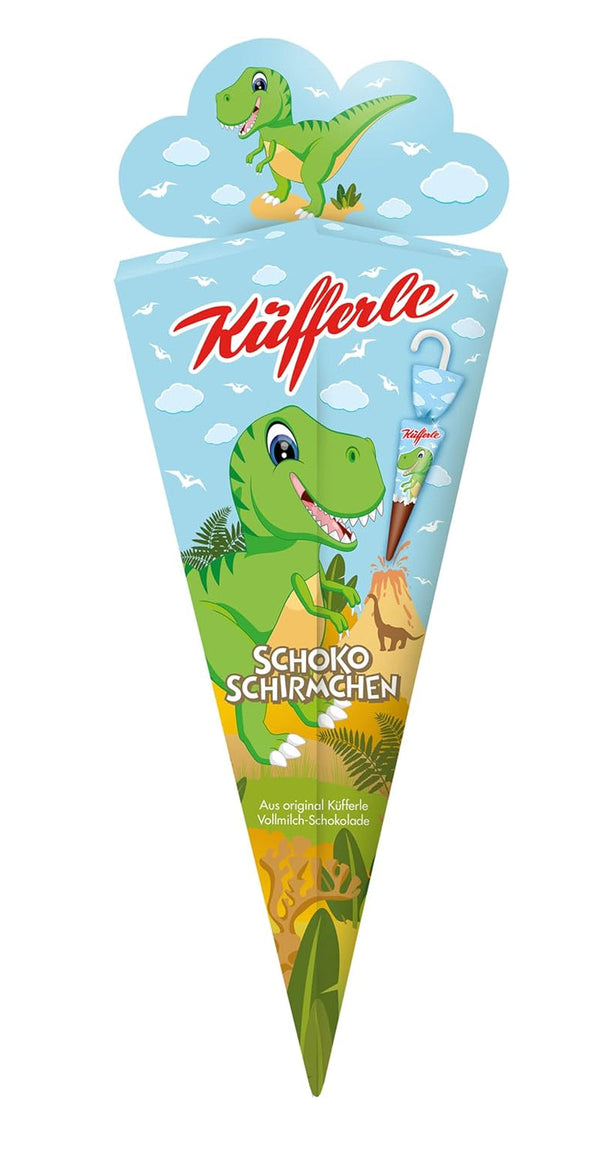 Lindt Küfferle XXL umbrelă de ciocolată Dino 162 grame Bomboane de Ciocolata Naty Shop Extra Large