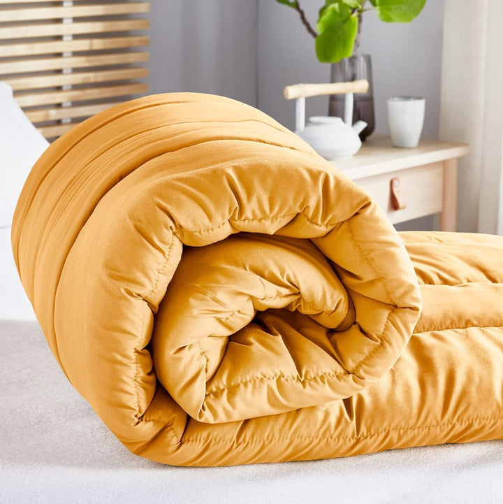 Pikolin Home - Plapumă reversibilă 300 G - Umplutură nordică bicoloră - Pentru pat 90 - confortabilă, caldă, respirabilă, Mallow, 150 X 220 Cm Plapumi si pilote Naty Shop