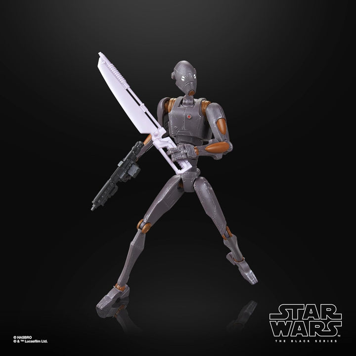 Star Wars Seria Neagră Commander Droid, Star Wars: Războiul Clonelor Premium colecționabil Figura de acțiune (15 Cm) Action figures Naty Shop