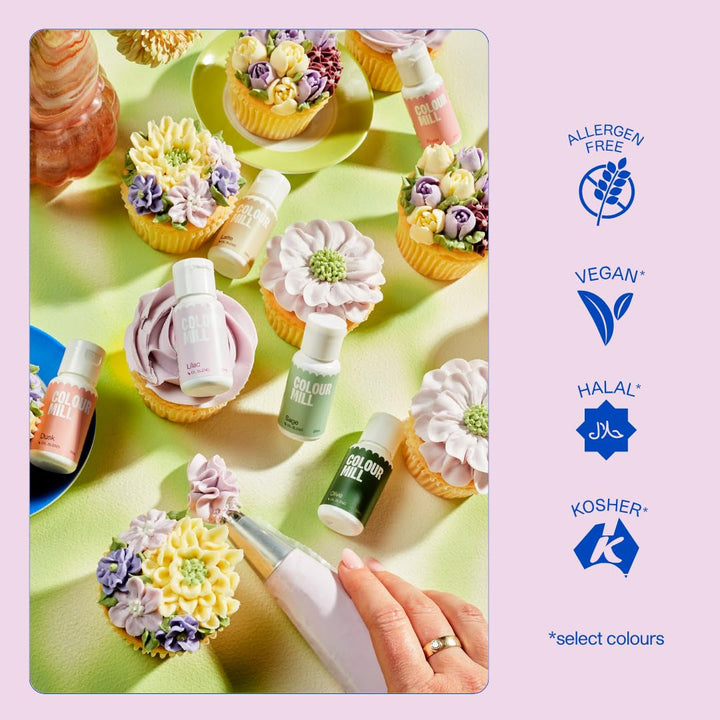 Colour Mill Oil-Based Food Coloring, 20 Milliliters Booster Coloranti Alimentari Naty Shop