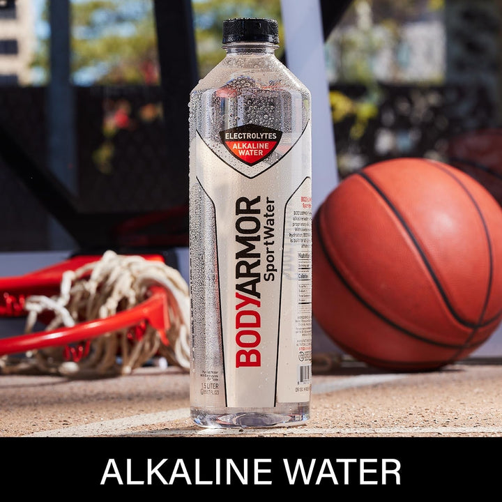 Sportwater Alkaline Water, Superior Hydration, High Alkaline Water Ph 9+, Electrolytes, Perfect for Your Active Lifestyle, 1.5 Liter (Pack of 12) Apa USA Naty Shop