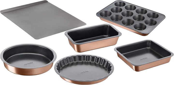 Tefal Airbake J2555014 Muffinform, Antihaftbeschichtung, Karbonstahl, Braun, 29 X 41 Cm Matrite si tavi pentru copt Naty Shop