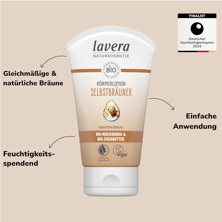 Lavera, loțiune autobronzantă corp, 125 ml Cosmetice si Infrumusetare Naty Shop