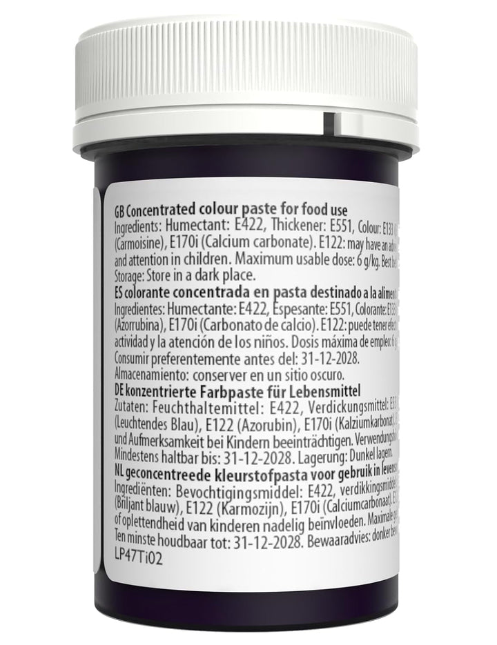 Sugarflair Lebensmittelfarbe Pasta Pastel Violet, Pasta Lebensmittel Farbe Für Fondant Und Marzipan, Spectral Concentrated Paste Colours - 25G Coloranti Alimentari Naty Shop