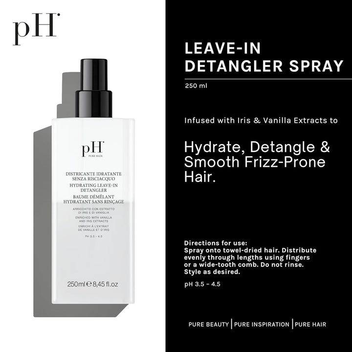 Produse pentru descurcarea parului fără clătire cu pH hidratant 250 ml Produse pentru descurcarea părului Naty Shop