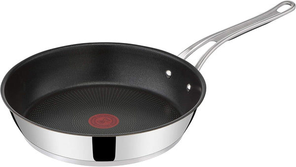 Tefal Jamie Oliver Cook'S Classics, strat antiaderent, potrivită pentru inducție, rezistentă la cuptor, oțel inoxidabil, mâner nituit Oale si Tigai Naty Shop Fără broșură de rețete 28 Cm Jo Cooks Classic