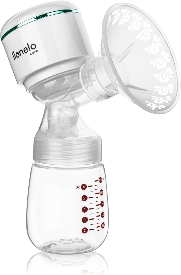 LIONELO Pompă electrică pentru lapte matern LIONELO Fidi plus 180 ml, pompă portabilă cu economie de energie, 9 niveluri de masaj, timp de funcționare 150 min Accesorii Hrana si Alaptare Bebe Naty Shop