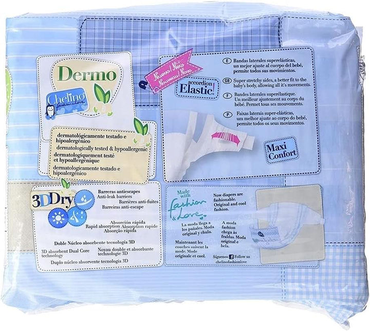 Scutece Chelino Lindas Fashion and Love Mini, mărime. 2 (3-6 kg), (6 pachete*28 bucăți) Mama si Copilul Naty Shop