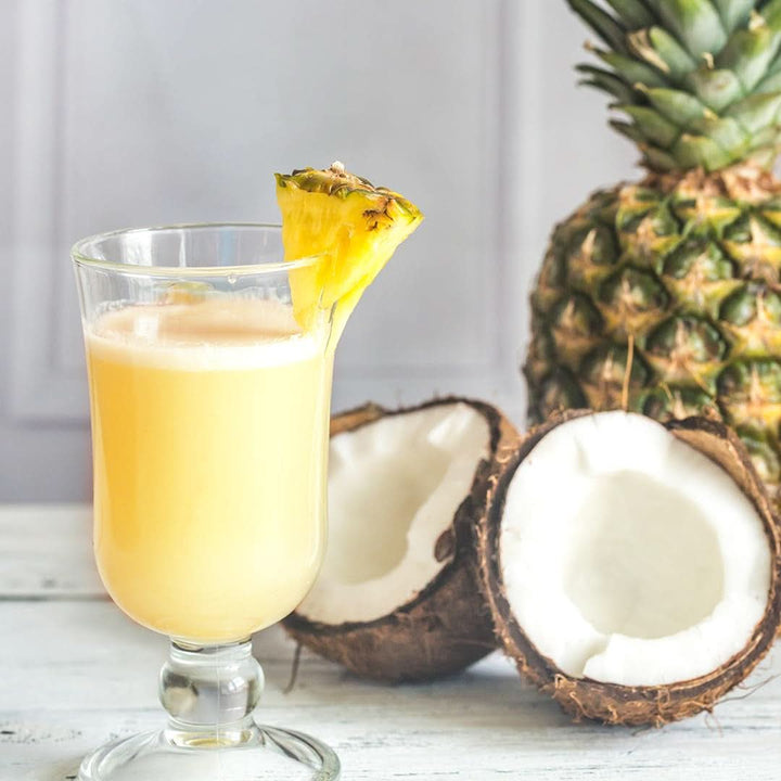 Rauch Happy Day Coconut-Pineapple | O călătorie în Caraibe | Suc de fructe din ananas și apă de nucă de cocos | 6 x 1 litru, Tetra Prisma Bauturi fara alcool Naty Shop