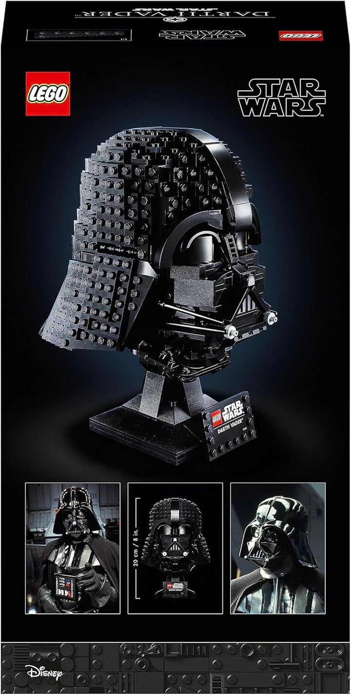LEGO Star Wars Darth Vader Helmet, set de construcție pentru adulți, idee de cadou pentru bărbați, femei, el sau ea, model de colecție de construit și expus 75304 Seturi de constructie Besuche den LEGO-Store