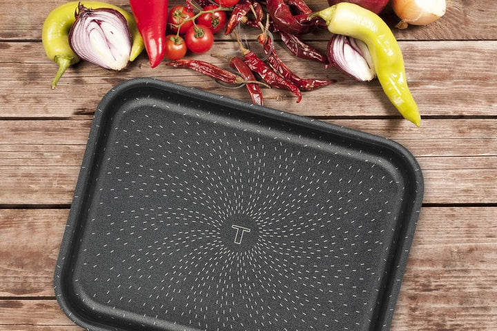 Tefal J1600502 Success Flach Mini Backofen Aluminium Schwarz 19X25 X 4,2 Cm Matrite si tavi pentru copt Naty Shop